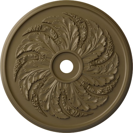 Sellek Ceiling Medallion (Fits Canopies Up To 9), Hand-Painted Mississippi Mud, 42 1/8OD X 1 7/8P
